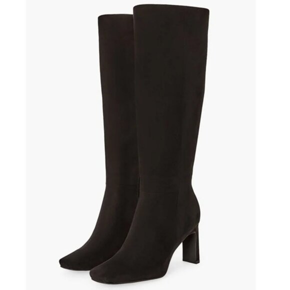 NIB - JUSTFAB Women’s Evelyn Heeled Boot, Black - Size 8M - Picture 1 of 9